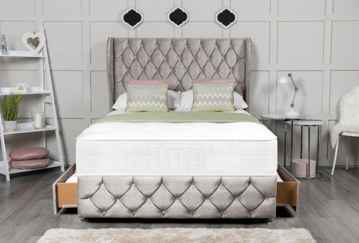 Monaco Wingback Divan Bed